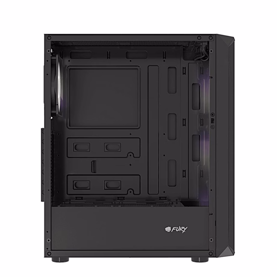 FURY Shobo SH4F RGB mänguri arvutikorpus, nelja ventilaatoriga, must - 10