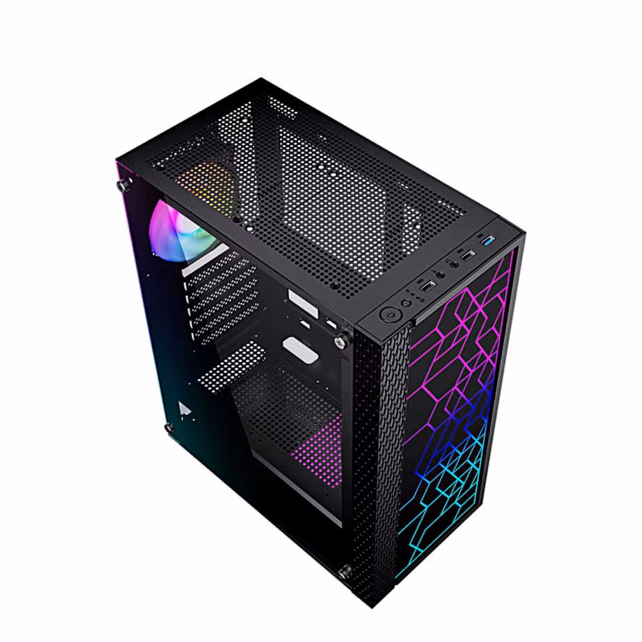 ARGB arvutikorpus Gembird Fornax 2500 CCC-FC-2500, ühe ventilaatoriga, must - 10