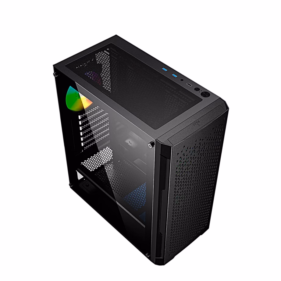 ARGB arvutikorpus Gembird Fornax 400X CCC-FC-400X, nelja ventilaatoriga, must - 2