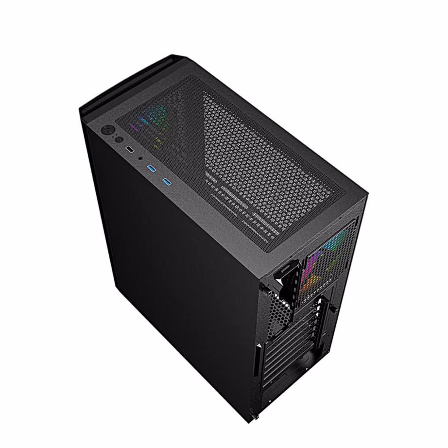ARGB arvutikorpus Gembird Fornax 400X CCC-FC-400X, nelja ventilaatoriga, must - 3