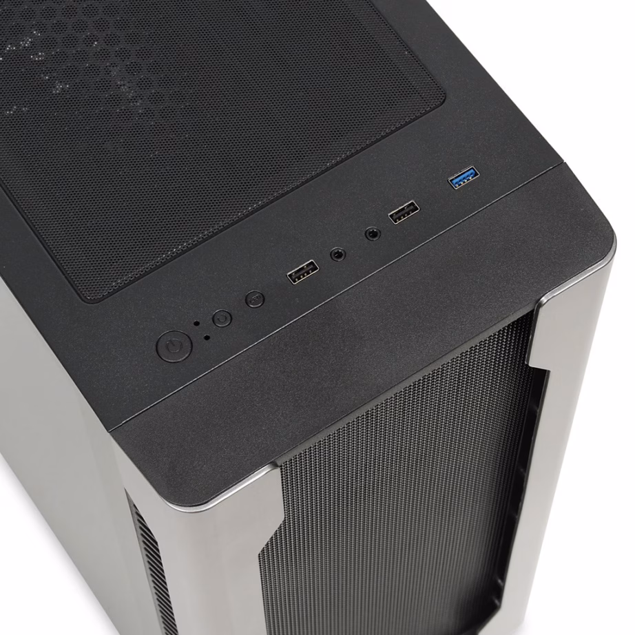 Arvutikorpus iBOX Chiron ZH68, 5 ventilaatorit, 2 × 200 mm RGB, must - 4