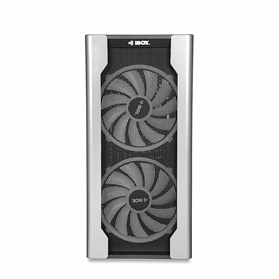 Arvutikorpus iBOX Chiron ZH68, 5 ventilaatorit, 2 × 200 mm RGB, must - 12