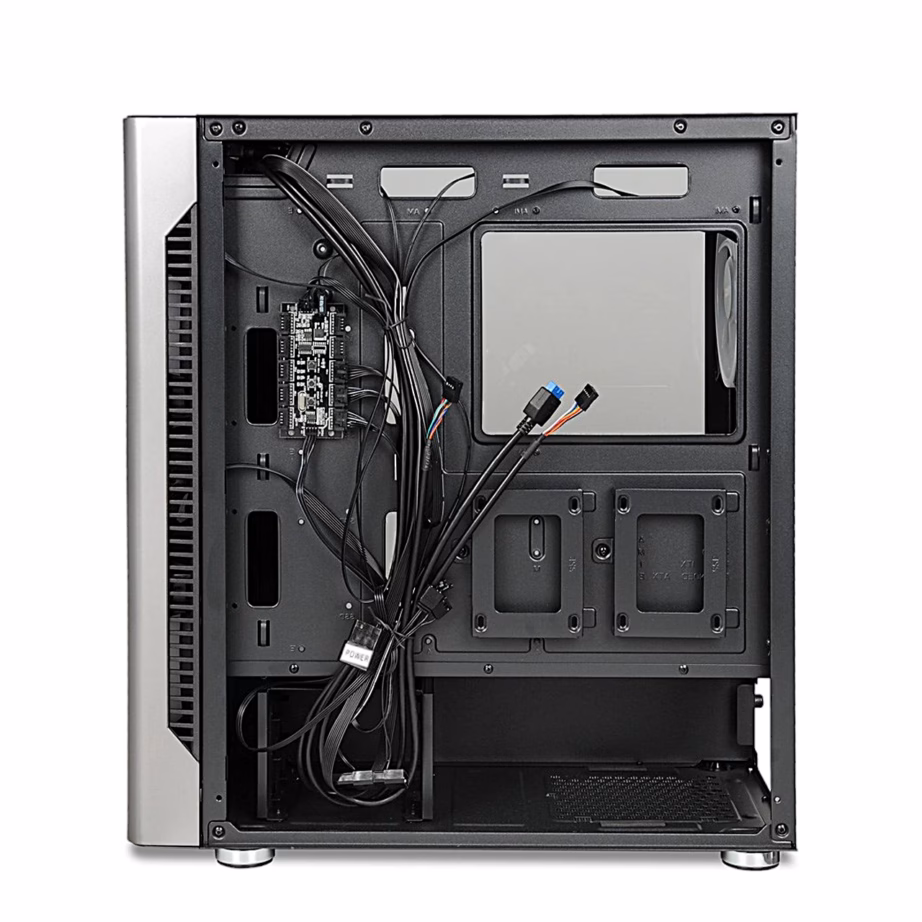 Arvutikorpus iBOX Chiron ZH68, 5 ventilaatorit, 2 × 200 mm RGB, must - 18