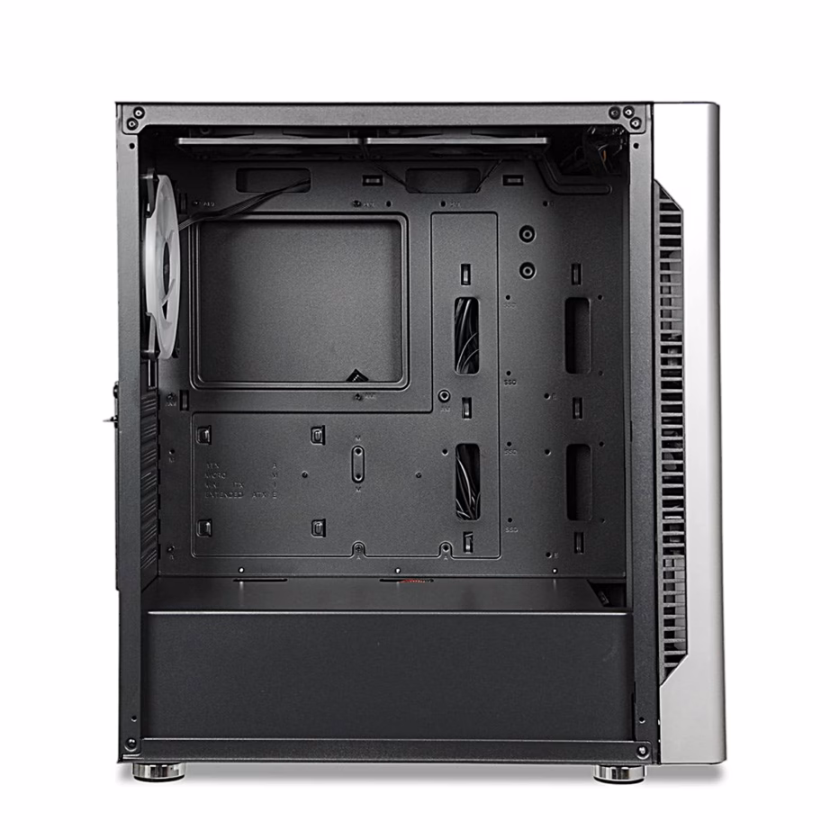 Arvutikorpus iBOX Chiron ZH68, 5 ventilaatorit, 2 × 200 mm RGB, must - 20