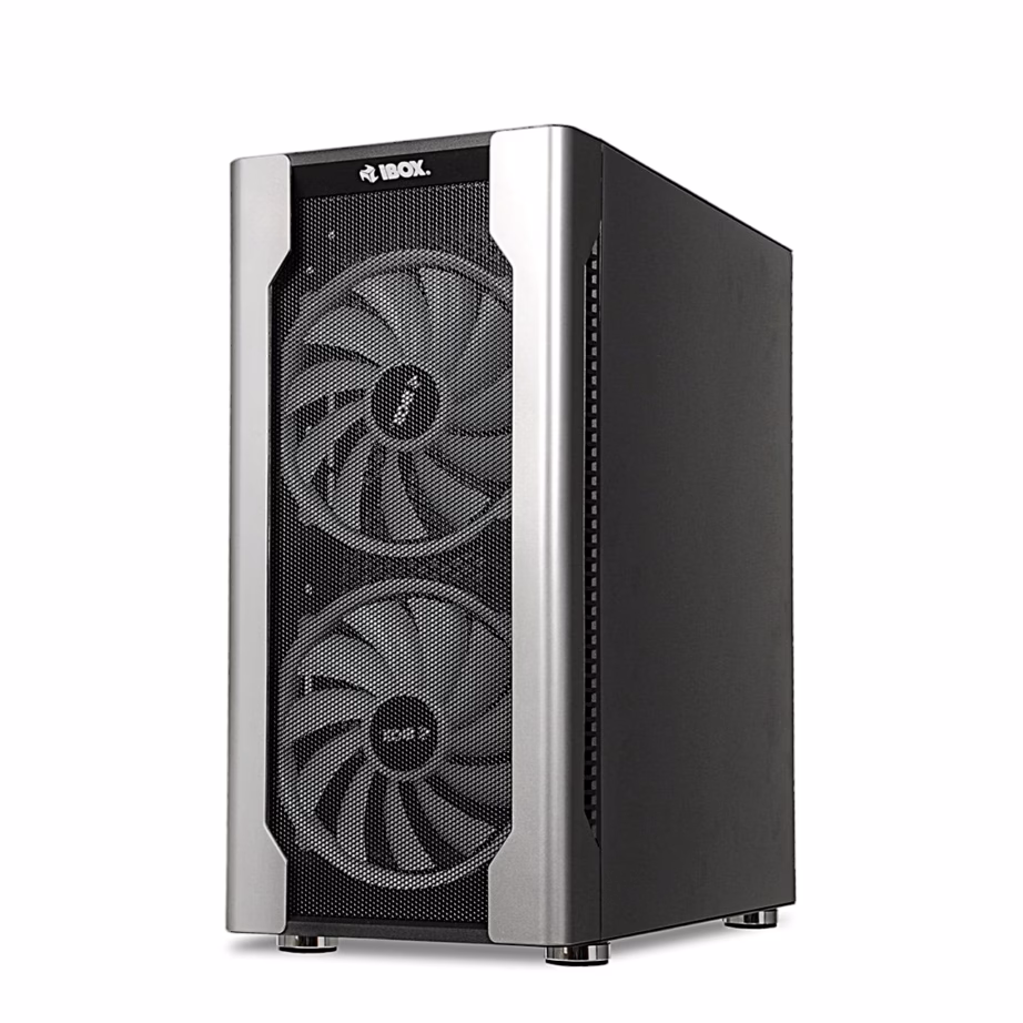 Arvutikorpus iBOX Chiron ZH68, 5 ventilaatorit, 2 × 200 mm RGB, must - 23