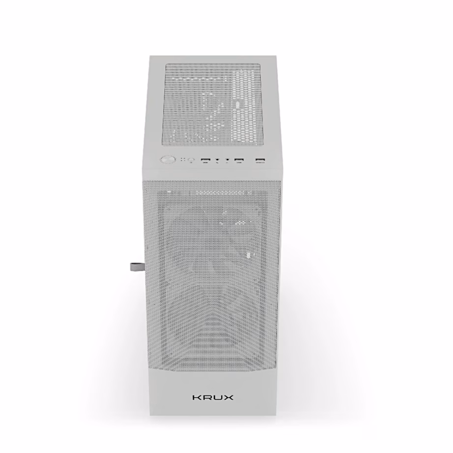 Arvutikorpus KRUX Vako White RGB kolme ventilaatoriga - 8