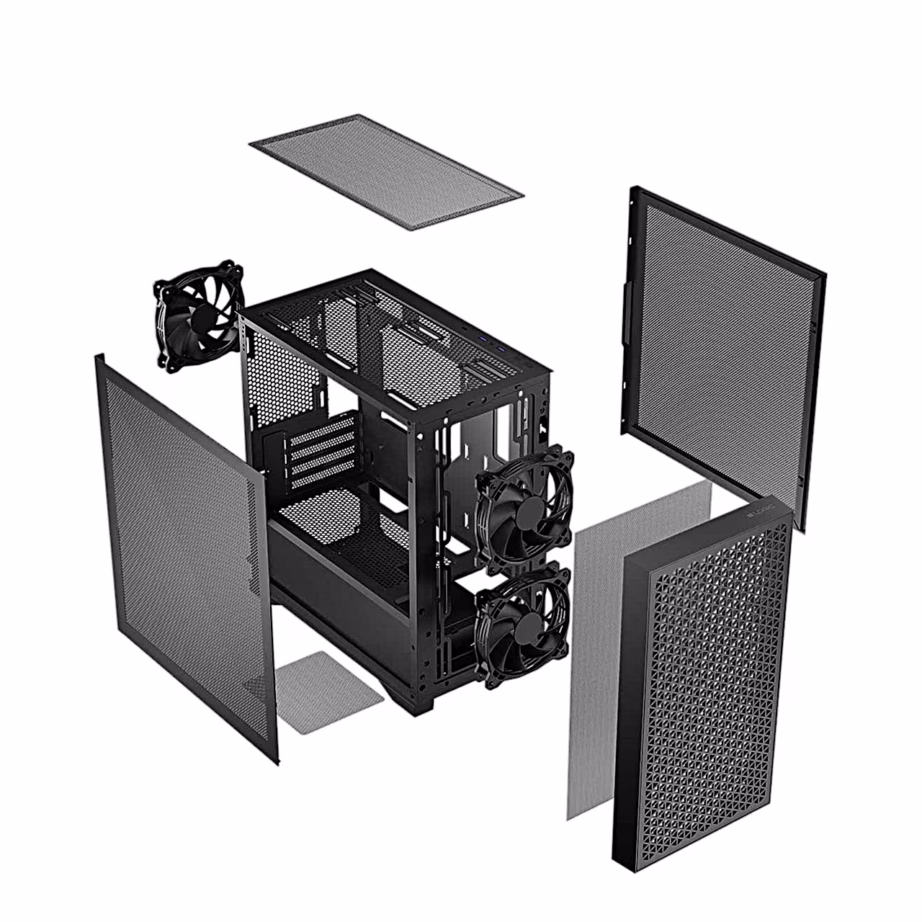 Micro ATX arvutikorpus Logic Concept Dart Pro Mini, must - 5
