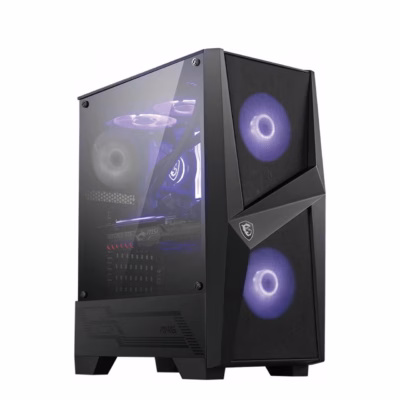 Arvutikorpus MSI MAG FORGE 100M, 3 ventilaatorit, must