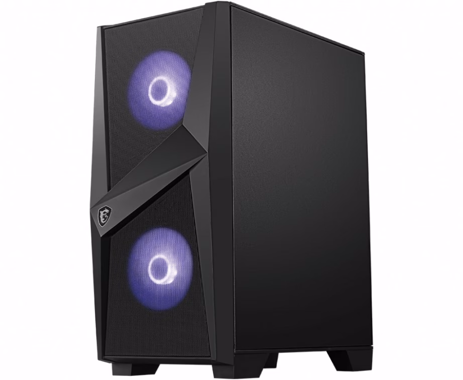 Arvutikorpus MSI MAG FORGE 100M, 3 ventilaatorit, must - 3