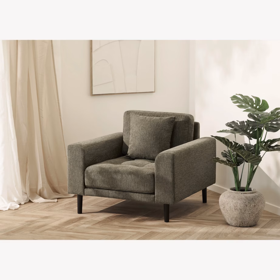 Oliivroheline lounge-tugitool Lido, 92x90x54 cm - 2