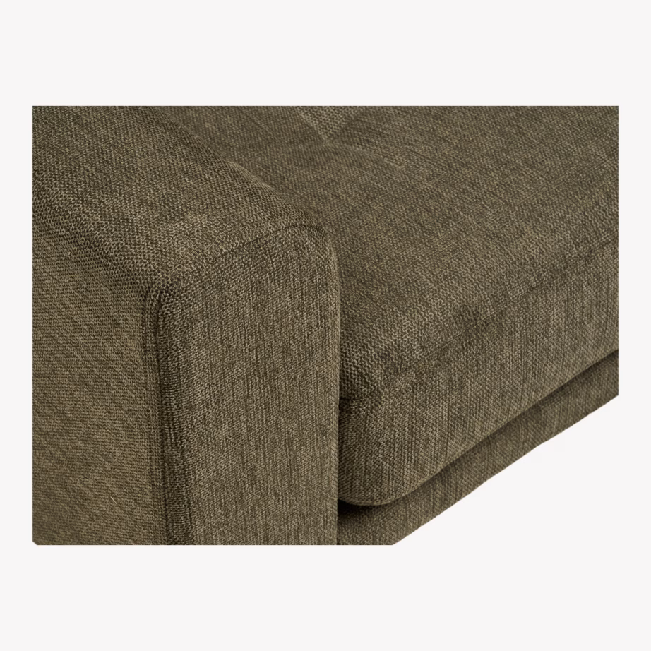 Oliivroheline lounge-tugitool Lido, 92x90x54 cm - 6