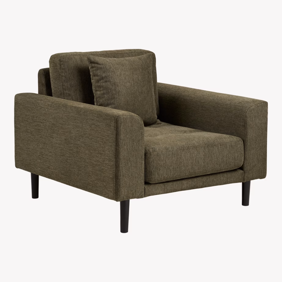 Oliivroheline lounge-tugitool Lido, 92x90x54 cm - 7