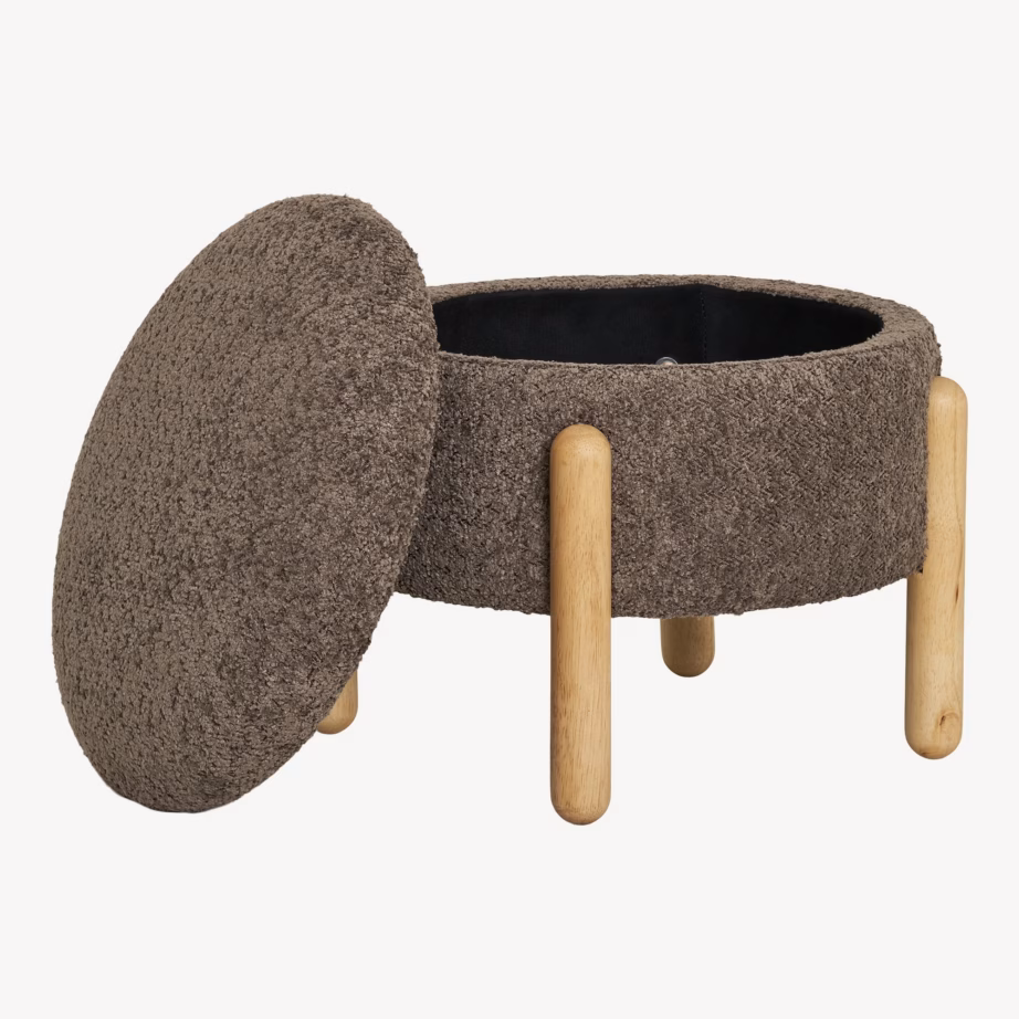 Panipaigaga ümartumba, pruun, ø45 x 36 cm Medas - 4