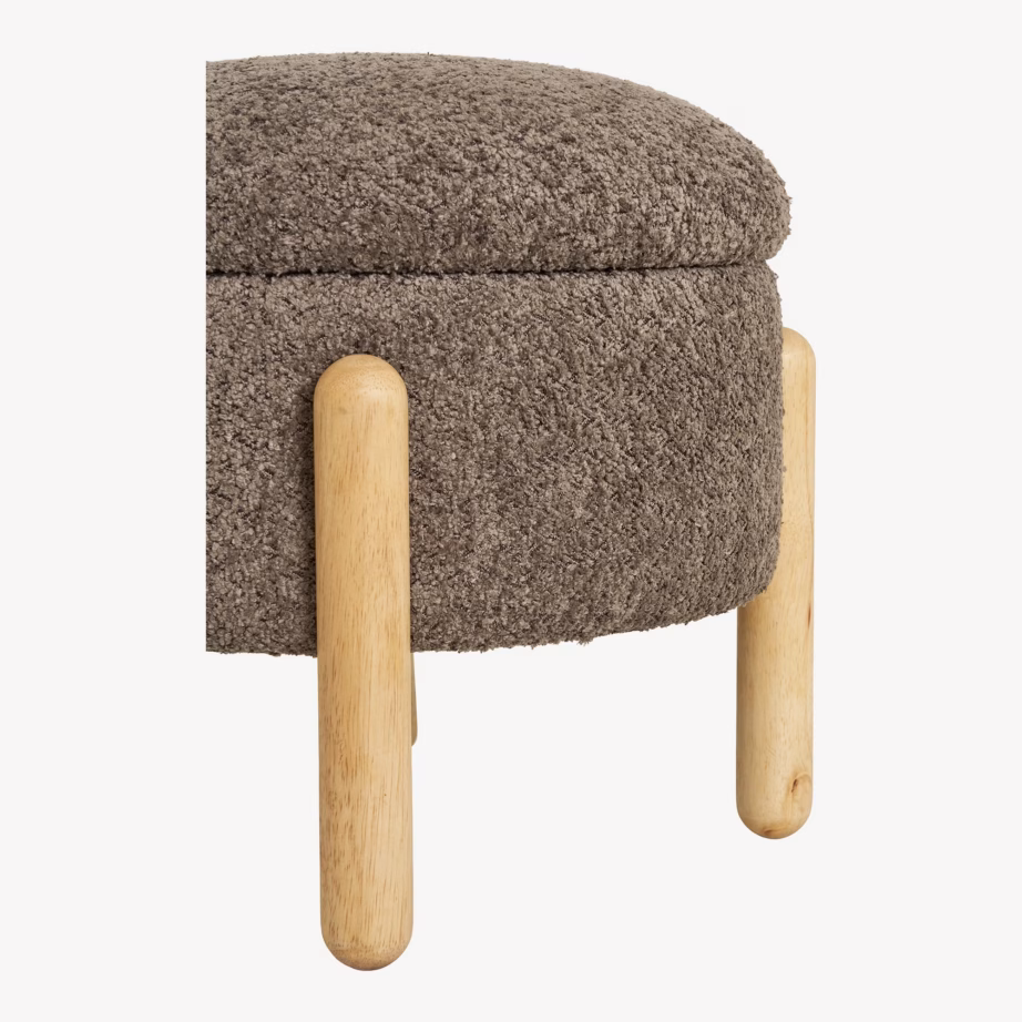 Panipaigaga ümartumba, pruun, ø45 x 36 cm Medas - 5