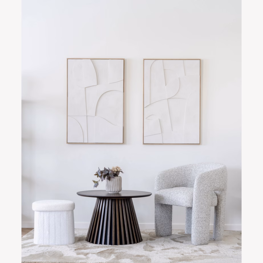Polsterdatud söögitool naturaalset tooni Monroe, 65 x 58 x 74 cm - 2