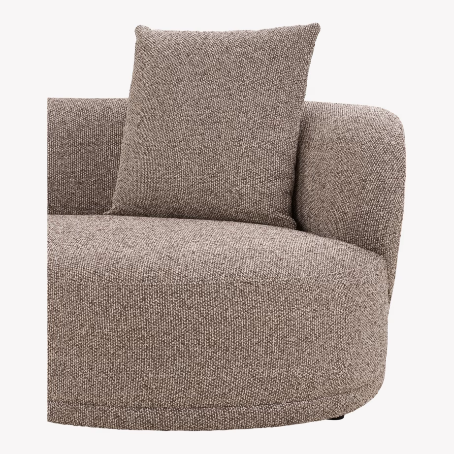 Pruun lounge-diivan vasakpoolse lamamisosaga, 294 cm, Kingston - 6