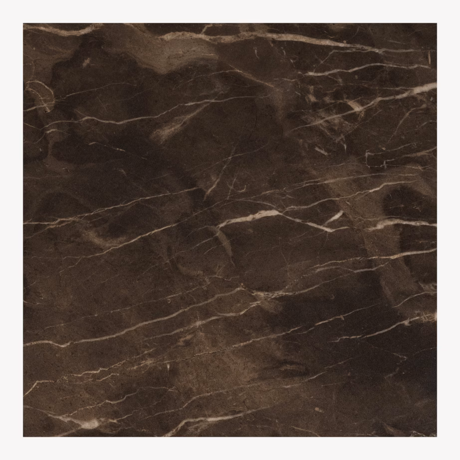 Pruun marmorimustriga diivanilaud Prague, 60 x 80 x 40 cm - 6