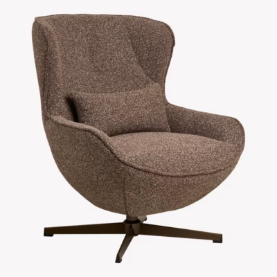 Pruun pöördmehhanismiga lounge-tugitool Blenheim, 87,5×76×90 cm