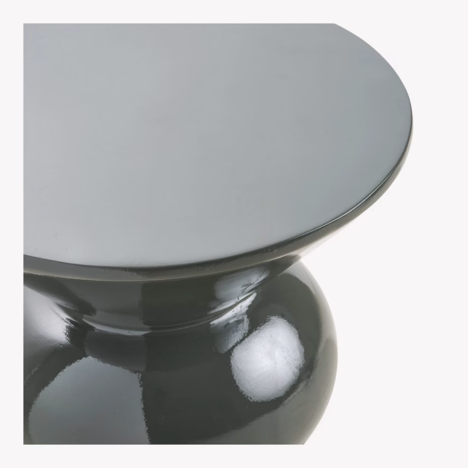 Roheline klaaskiudplastist abilaud Rosolina, u 34×41 cm - 3