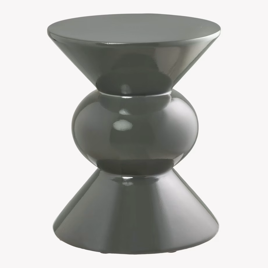 Roheline klaaskiudplastist abilaud Rosolina, u 34×41 cm - 5
