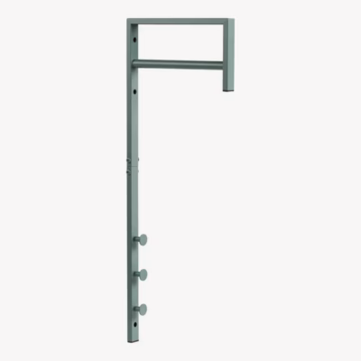 Roheline metallist riidenagi 3x30x82 cm Trento