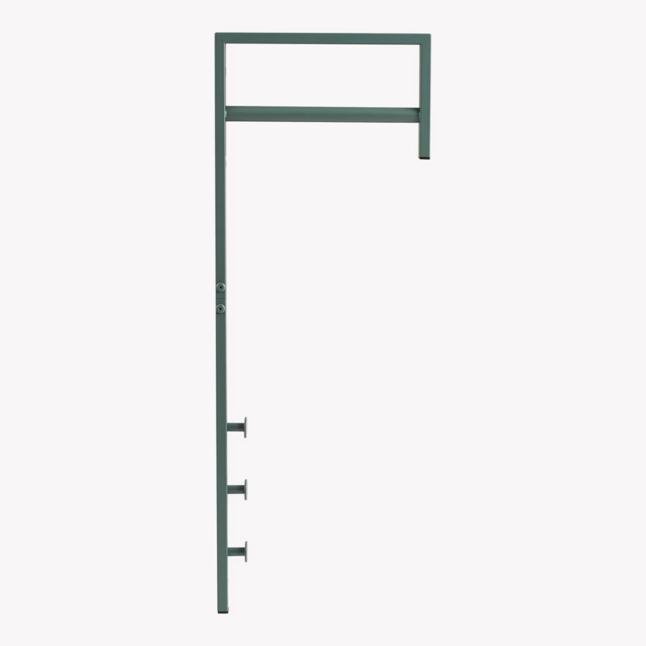Roheline metallist riidenagi 3x30x82 cm Trento - 3