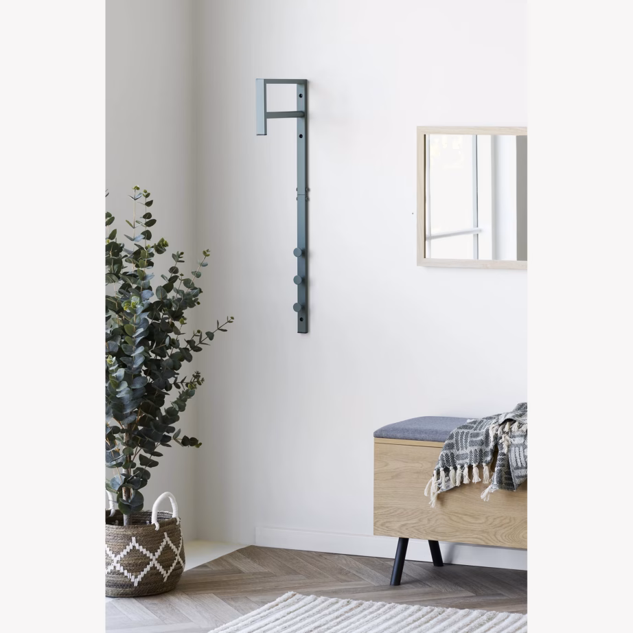 Roheline metallist riidenagi 3x30x82 cm Trento - 4