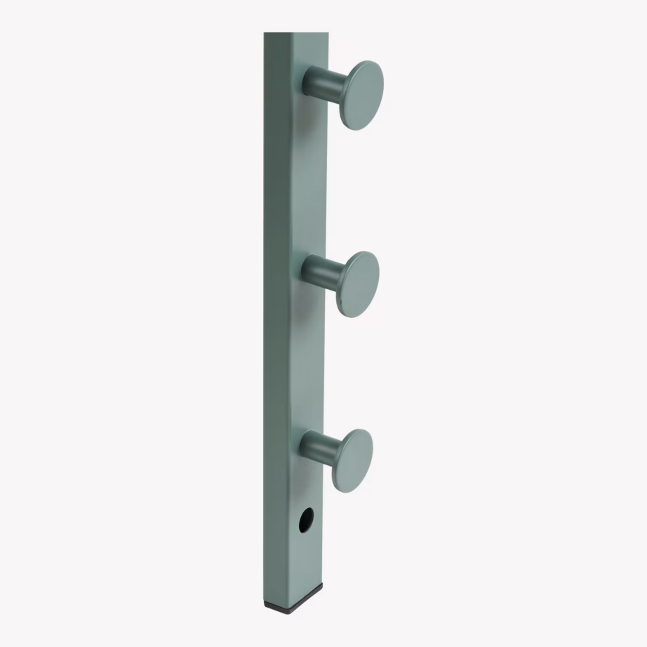 Roheline metallist riidenagi 3x30x82 cm Trento - 6