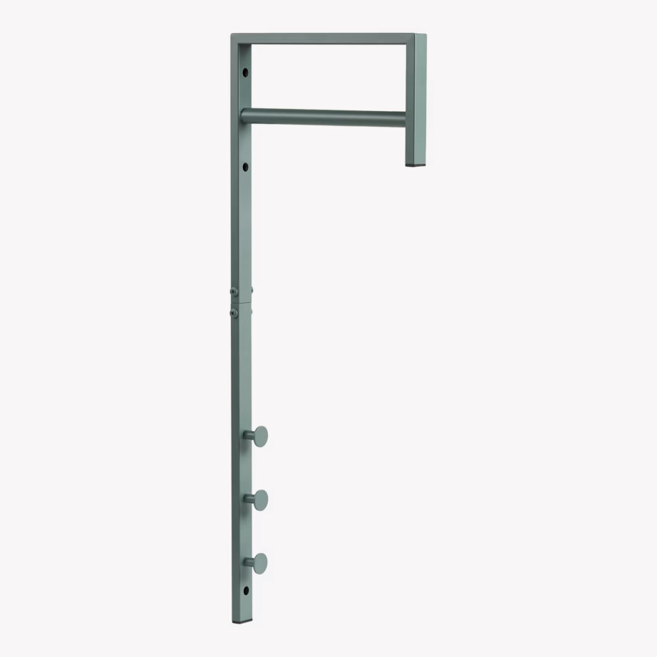 Roheline metallist riidenagi 3x30x82 cm Trento - 7