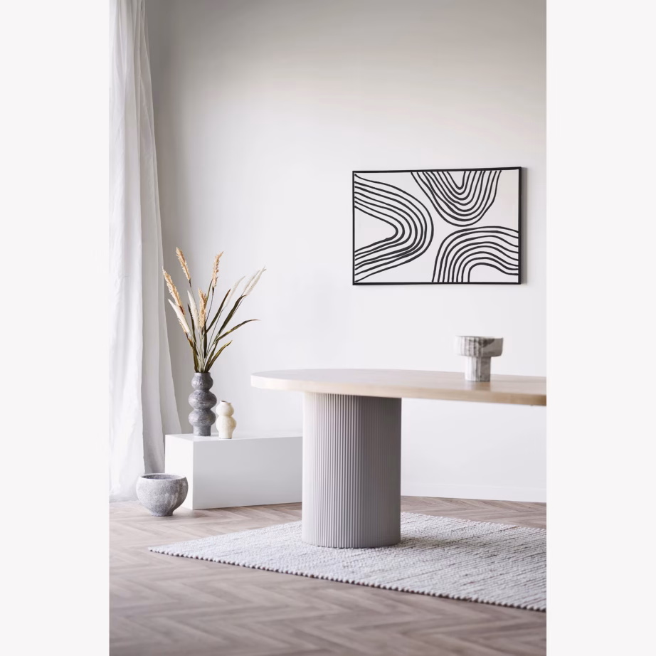 Söögilaud MDF-ist saarespooniga 100×220 cm Solva - 4
