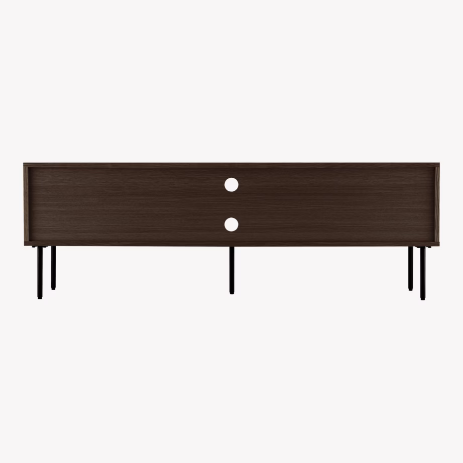 Suitsutatud tammespooniga TV-alus Kyoto, 150x40x50 cm - 4