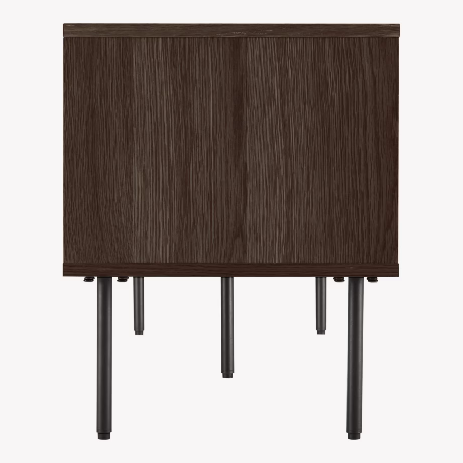 Suitsutatud tammespooniga TV-alus Kyoto, 150x40x50 cm - 5