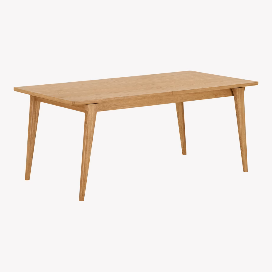 Tammespooniga pikendatav söögilaud Darwin 90×180–230 cm - 6