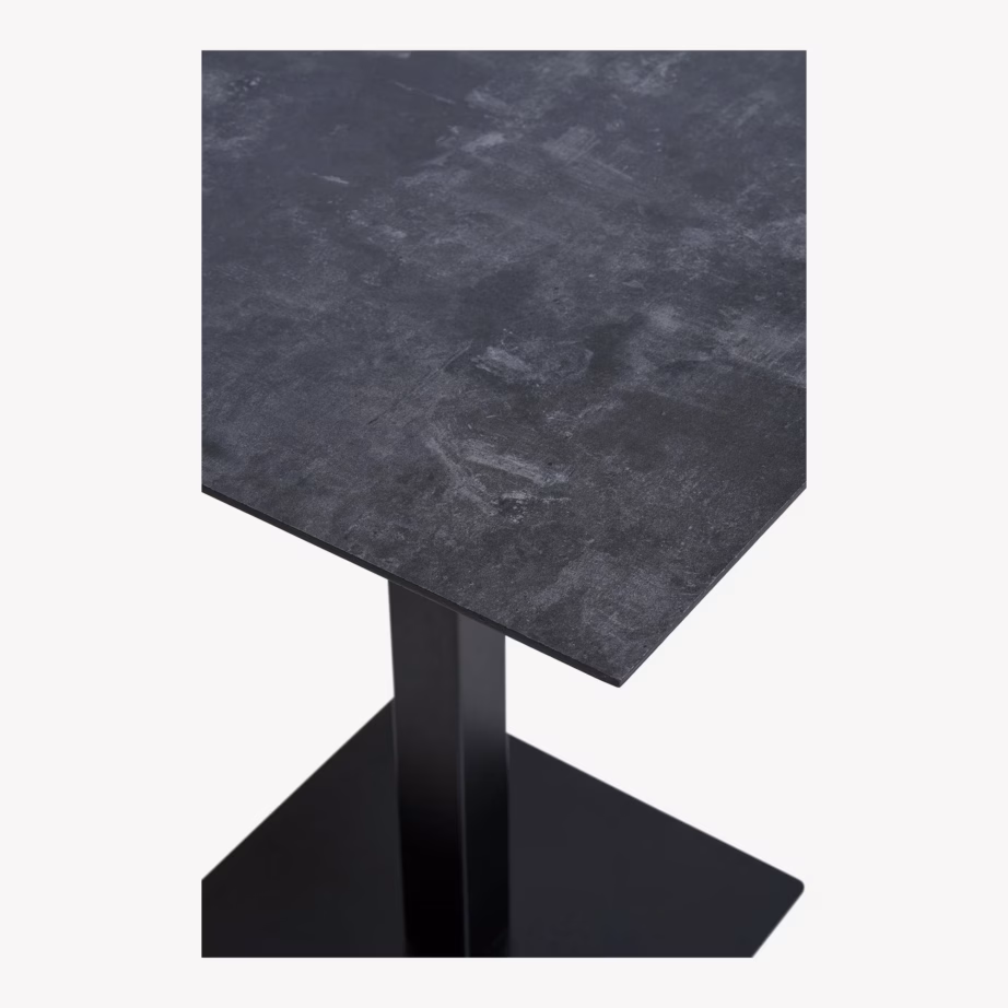 Tumeda kivimustriga melamiinplaadiga kohvikulaud Fano 70×70 cm - 7