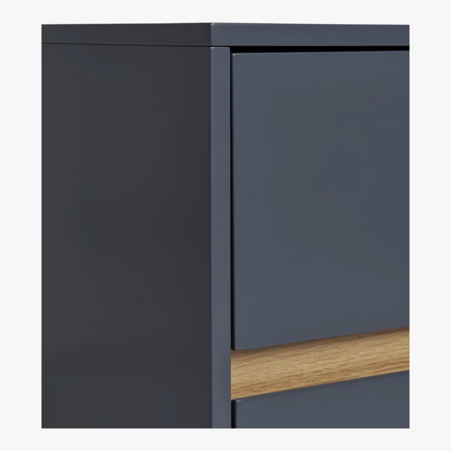 Tumehall MDF abilaud Bisley 2 sahtliga, 40x35x55 cm - 5