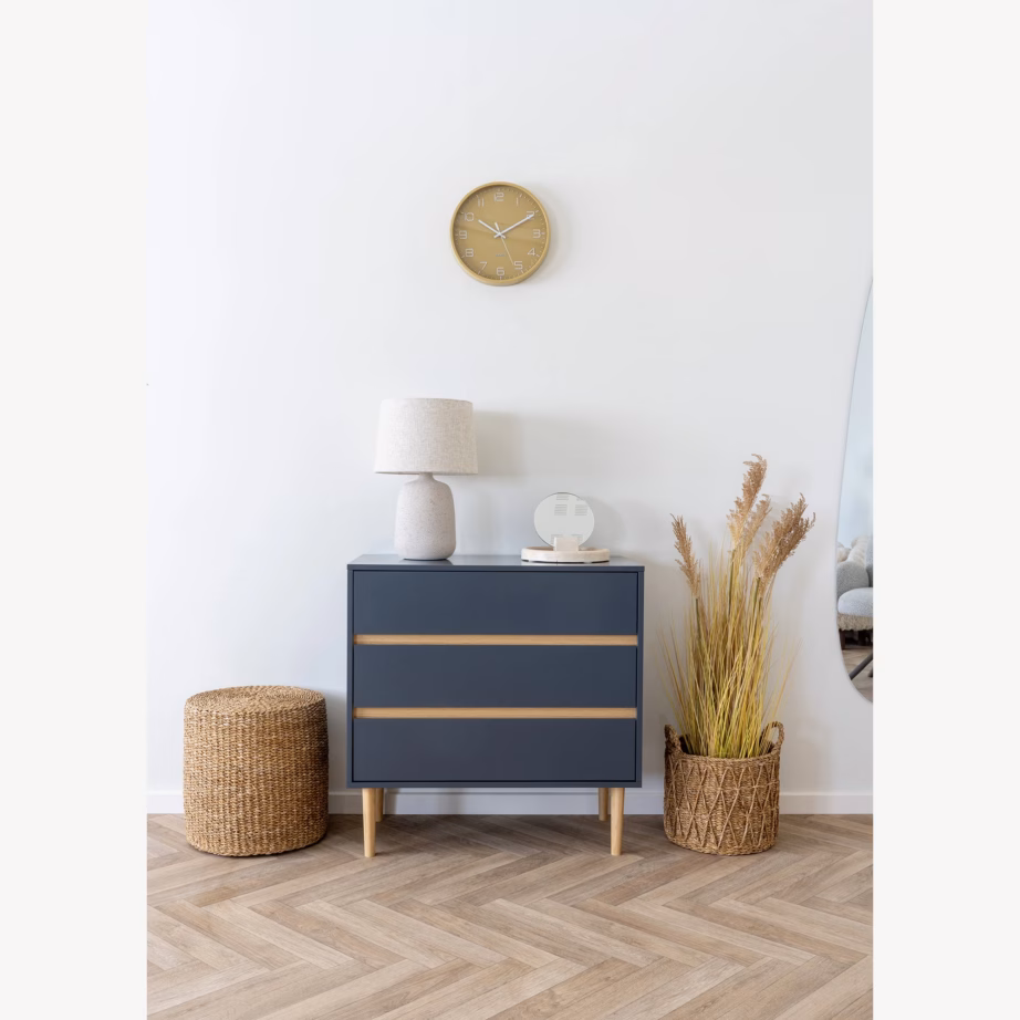 Tumehall MDF kummut 3 sahtliga Bisley 80x40x80 cm - 2