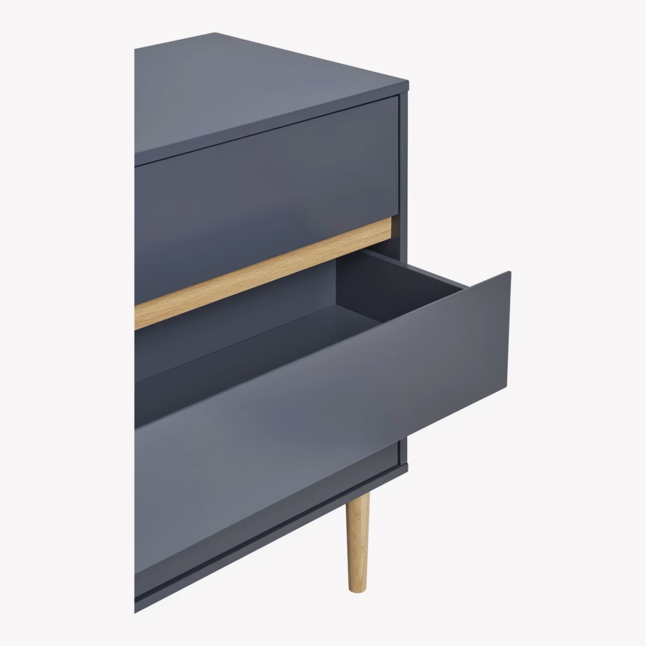 Tumehall MDF kummut 3 sahtliga Bisley 80x40x80 cm - 5