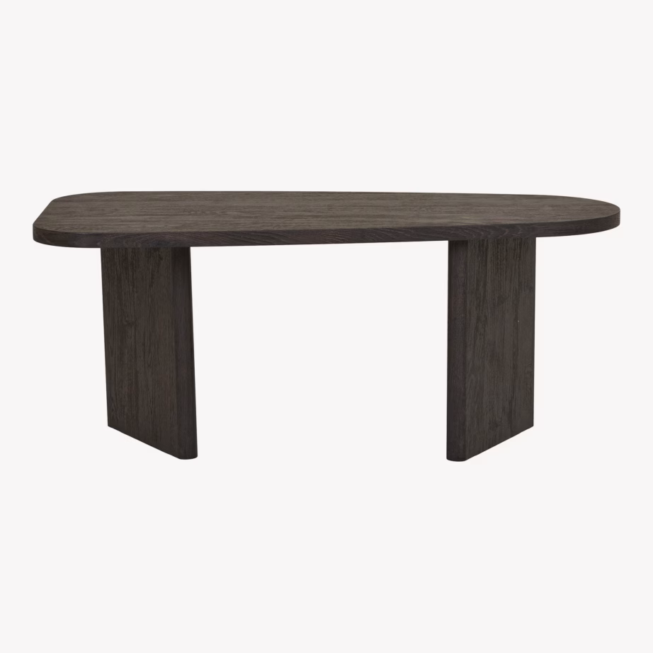 Tumepruun MDF diivanilaud 50x100x41 cm Melo - 3