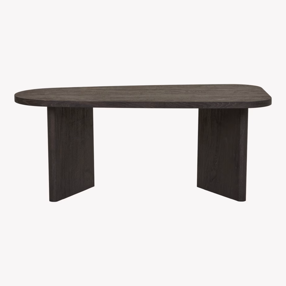 Tumepruun MDF diivanilaud 50x100x41 cm Melo - 4