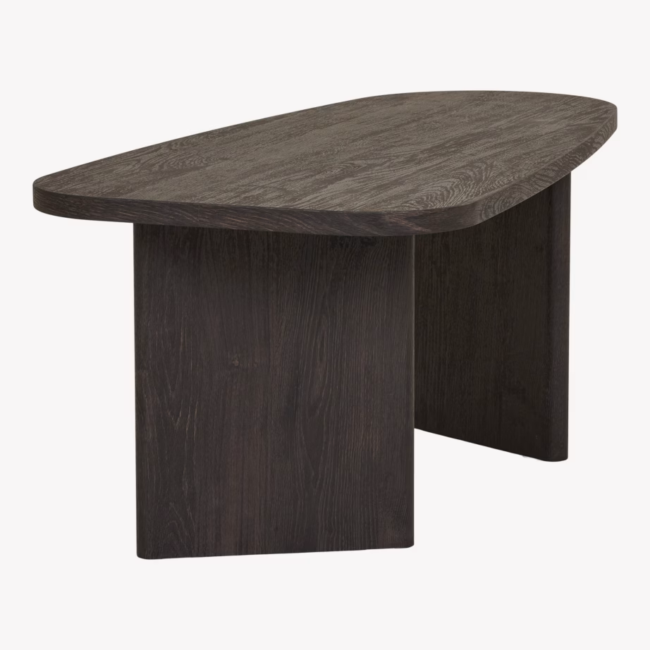 Tumepruun MDF diivanilaud 50x100x41 cm Melo - 5