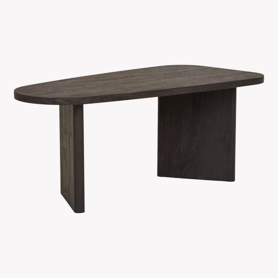 Tumepruun MDF diivanilaud 50x100x41 cm Melo - 6