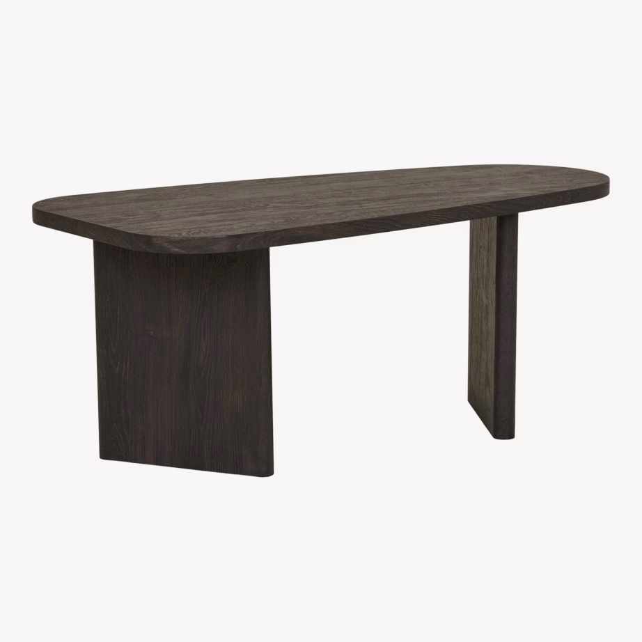 Tumepruun MDF diivanilaud 50x100x41 cm Melo - 9
