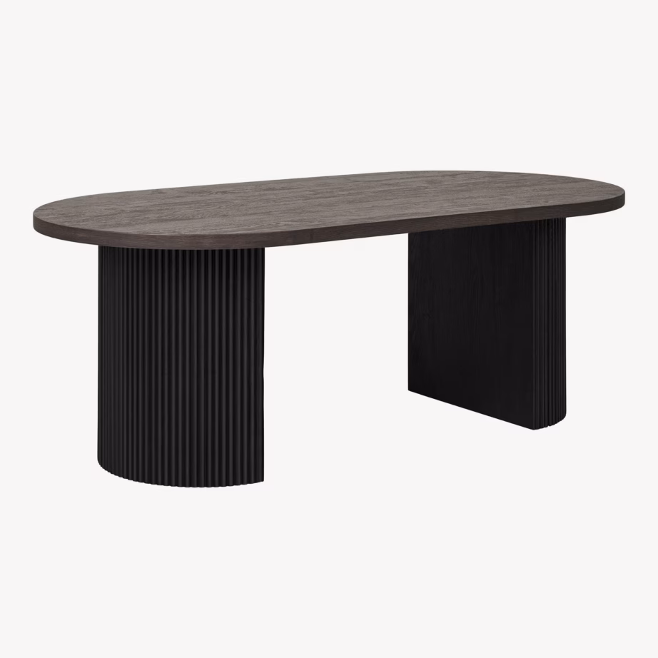 Tumepruun MDF diivanilaud 60×120 cm Boavista - 3