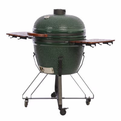 TunaBone Kamado Classic 26" XL roheline keraamiline grill 12-15 inimesele koos tarvikutega