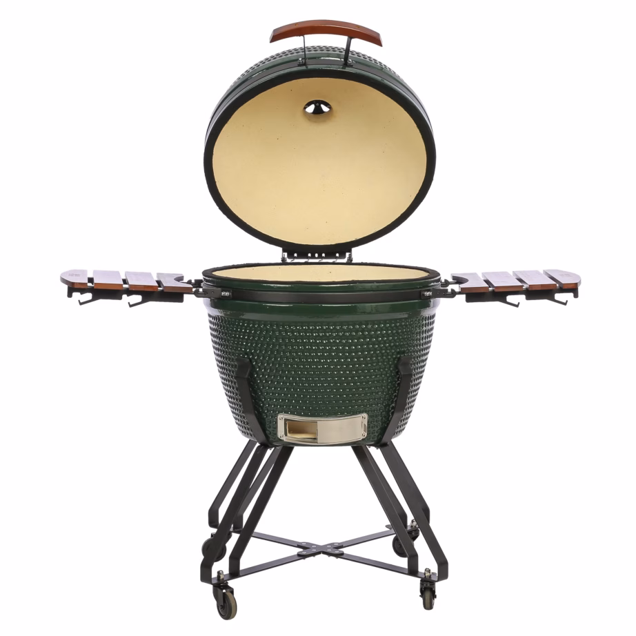 TunaBone Kamado Classic 26″ XL roheline keraamiline grill 12-15 inimesele koos tarvikutega - 10