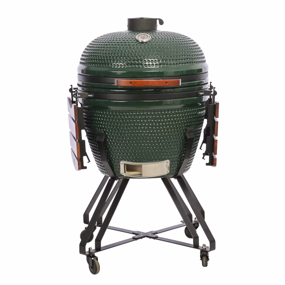 TunaBone Kamado Classic 26″ XL roheline keraamiline grill 12-15 inimesele koos tarvikutega - 11