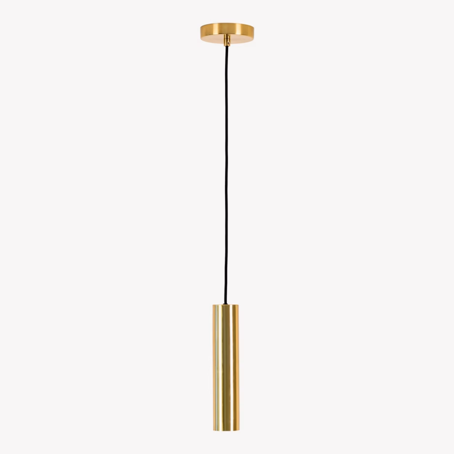 Väike messingitooni metallist rippvalgusti Paris Ø6 cm - 7