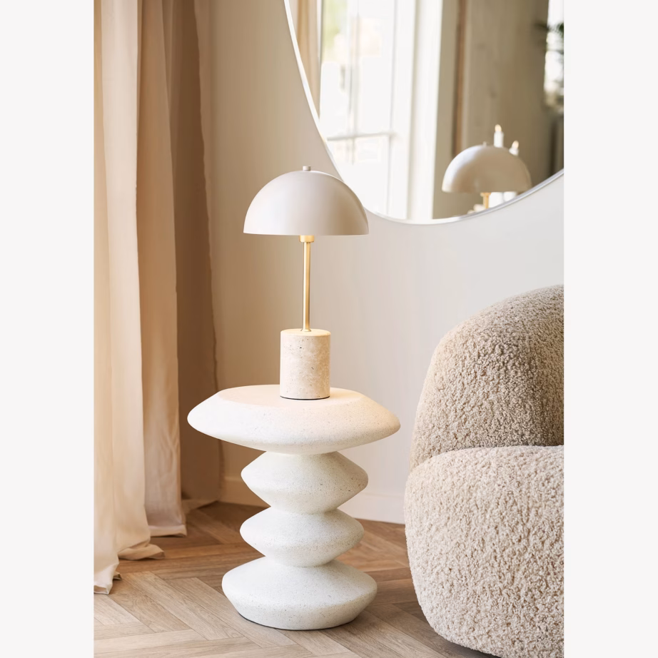 Valge fiberclay abilaud Blackburn, 43 x 39 x 45 cm - 2