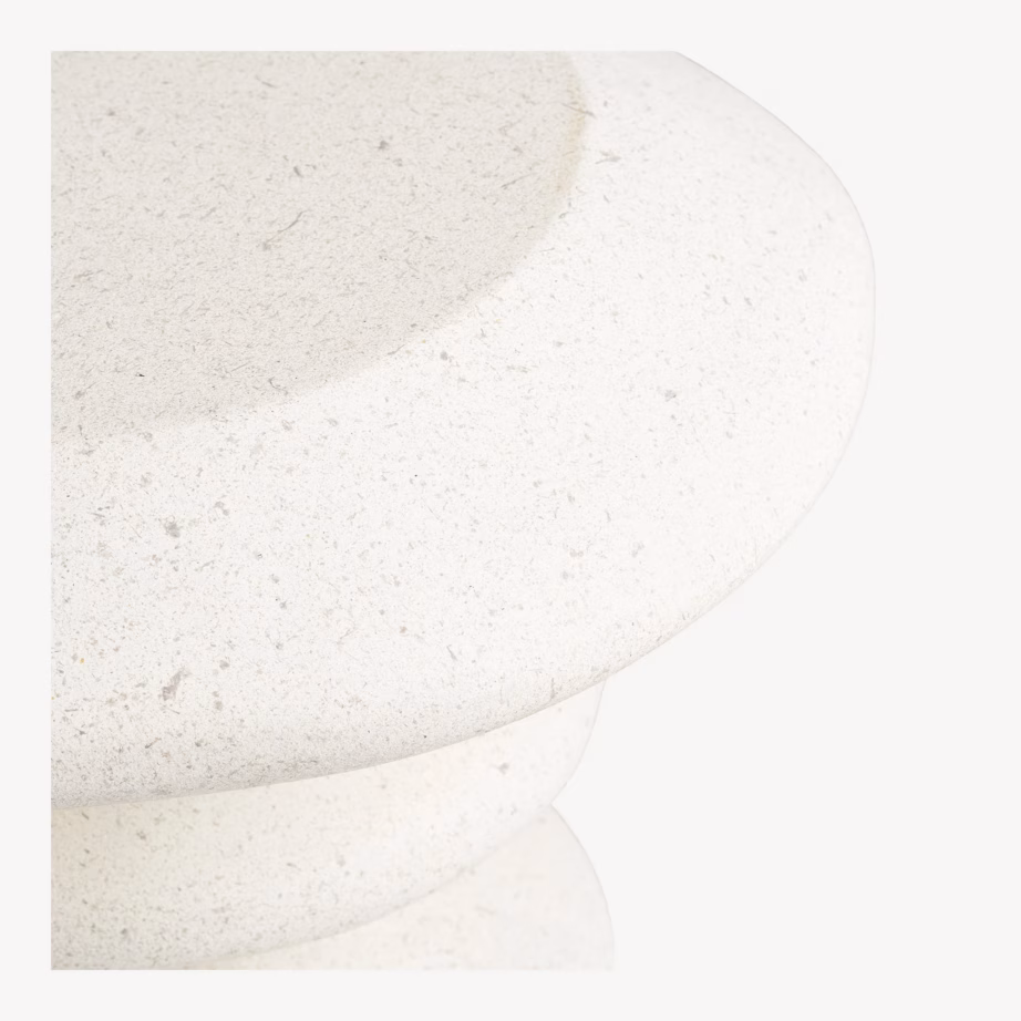 Valge fiberclay abilaud Blackburn, 43 x 39 x 45 cm - 3