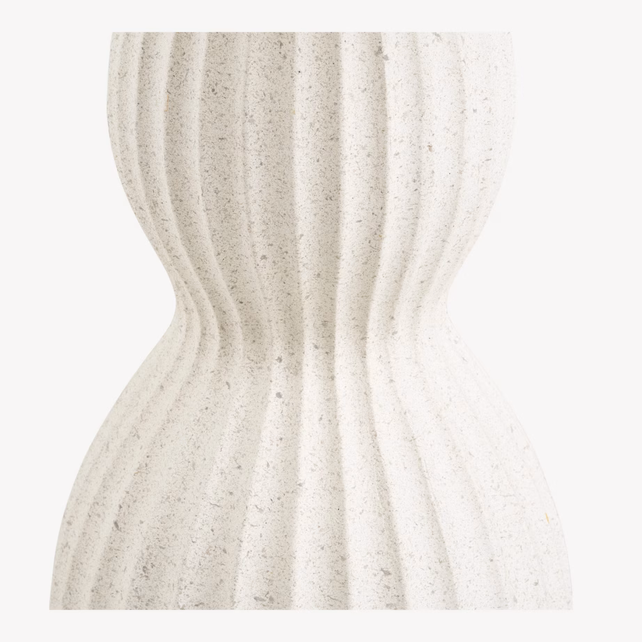Valge fiberclay abilaud, diameeter 40 cm ja kõrgus 55 cm Newtown - 5
